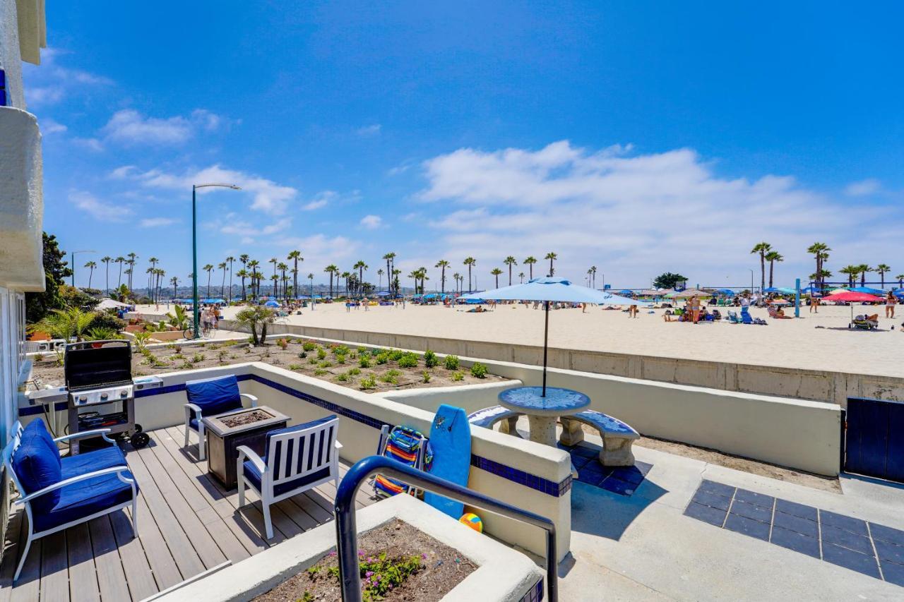 Oceanfront Condo With Front Patio, Gas Grill, Fire Pit - Prime Location!! San Diego Exterior photo