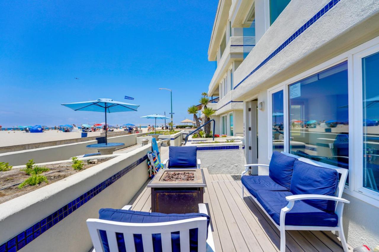 Oceanfront Condo With Front Patio, Gas Grill, Fire Pit - Prime Location!! San Diego Exterior photo